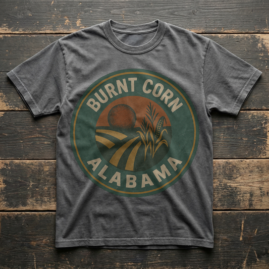 Burnt Corn, Alabama — Farm Field T-shirt