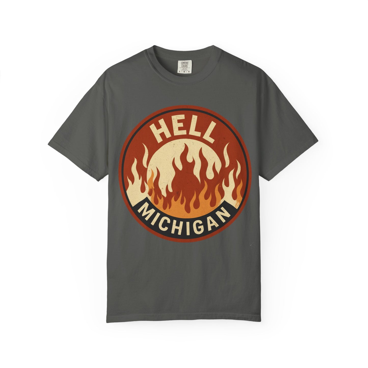 Hell, Michigan — Flames T-shirt