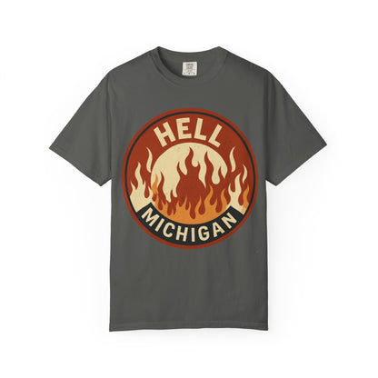 Hell, Michigan — Flames T-shirt
