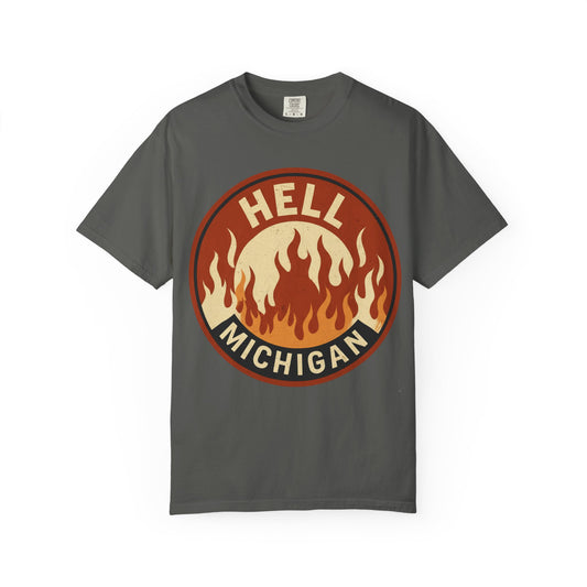Hell, Michigan — Flames T-shirt