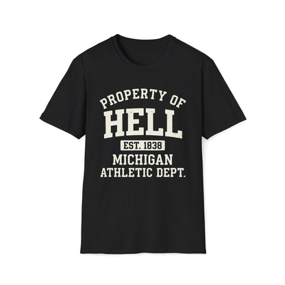 Hell, MI - Athletic Dept. Tee