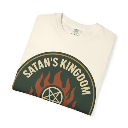 Satan's Kingdom, Vermont — Pentagram Flames T-shirt