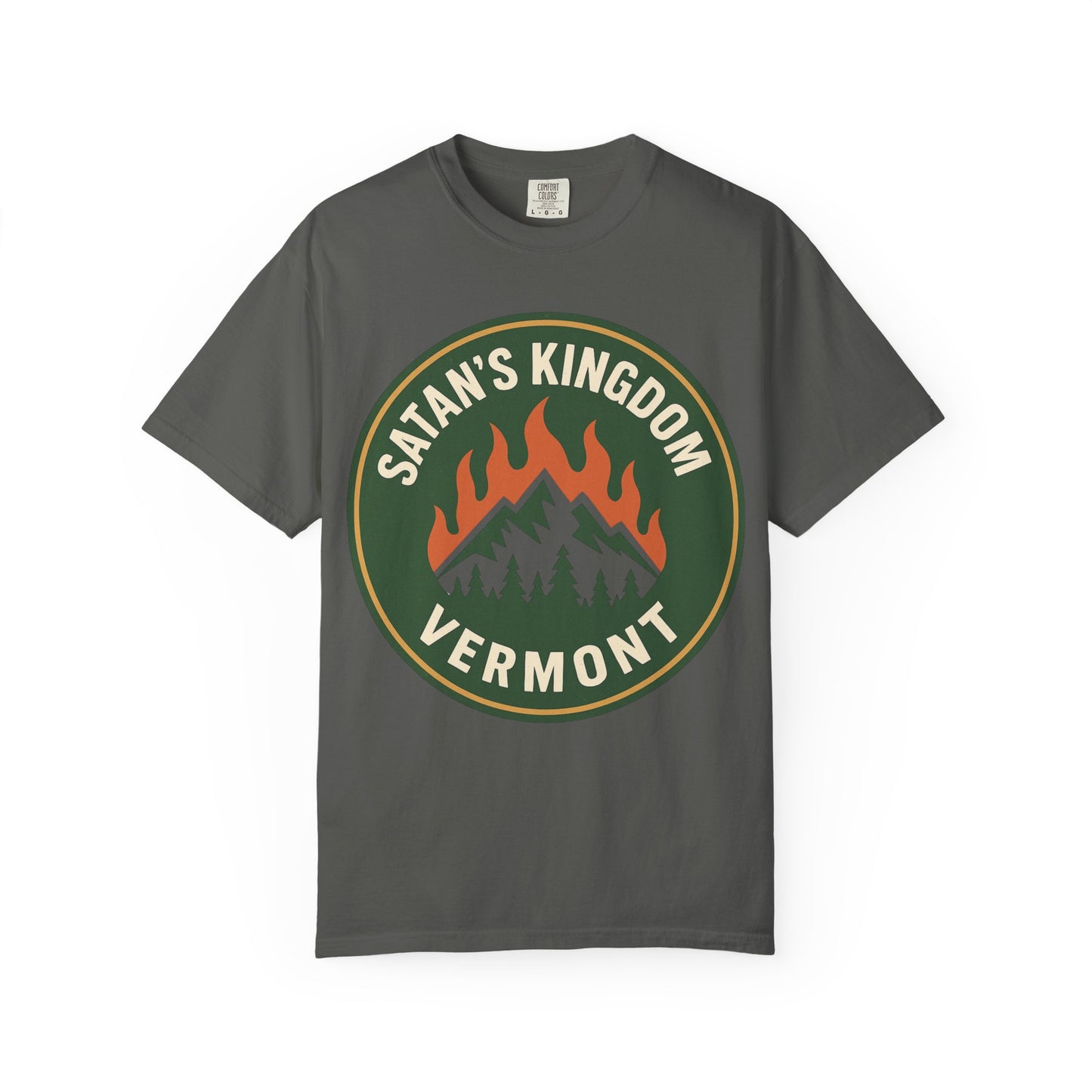 Satan’s Kingdom, Vermont Tee – Spooky Towns Collection