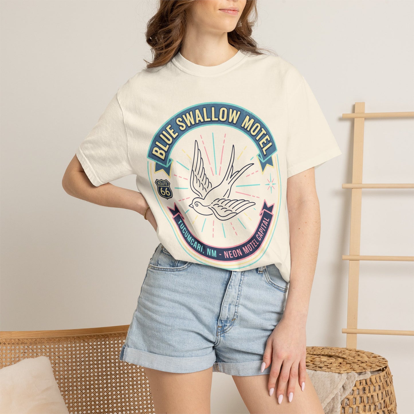 Tucumcari, NM Blue Swallow | Roadmap Tees