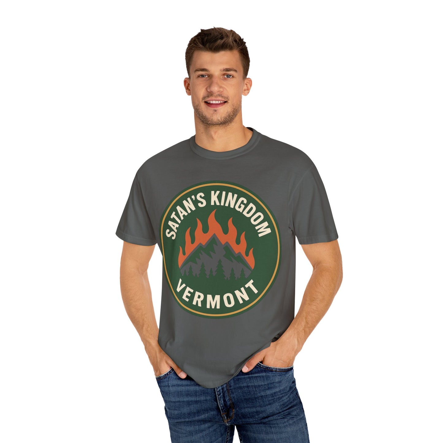 Satan’s Kingdom, Vermont Tee – Spooky Towns Collection