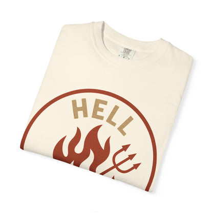 Hell, Michigan — Flames & Pitchfork T-shirt