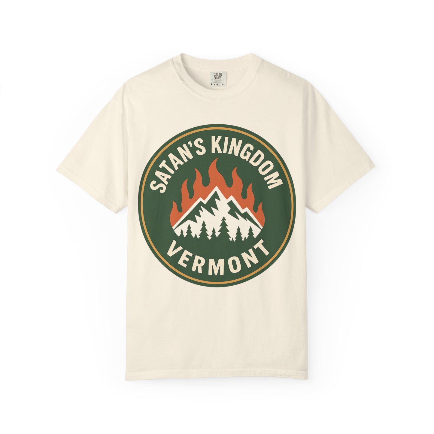Satan’s Kingdom, Vermont Tee – Spooky Towns Collection