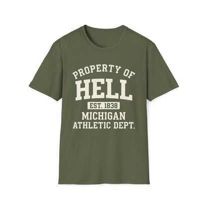 Hell, MI - Athletic Dept. Tee