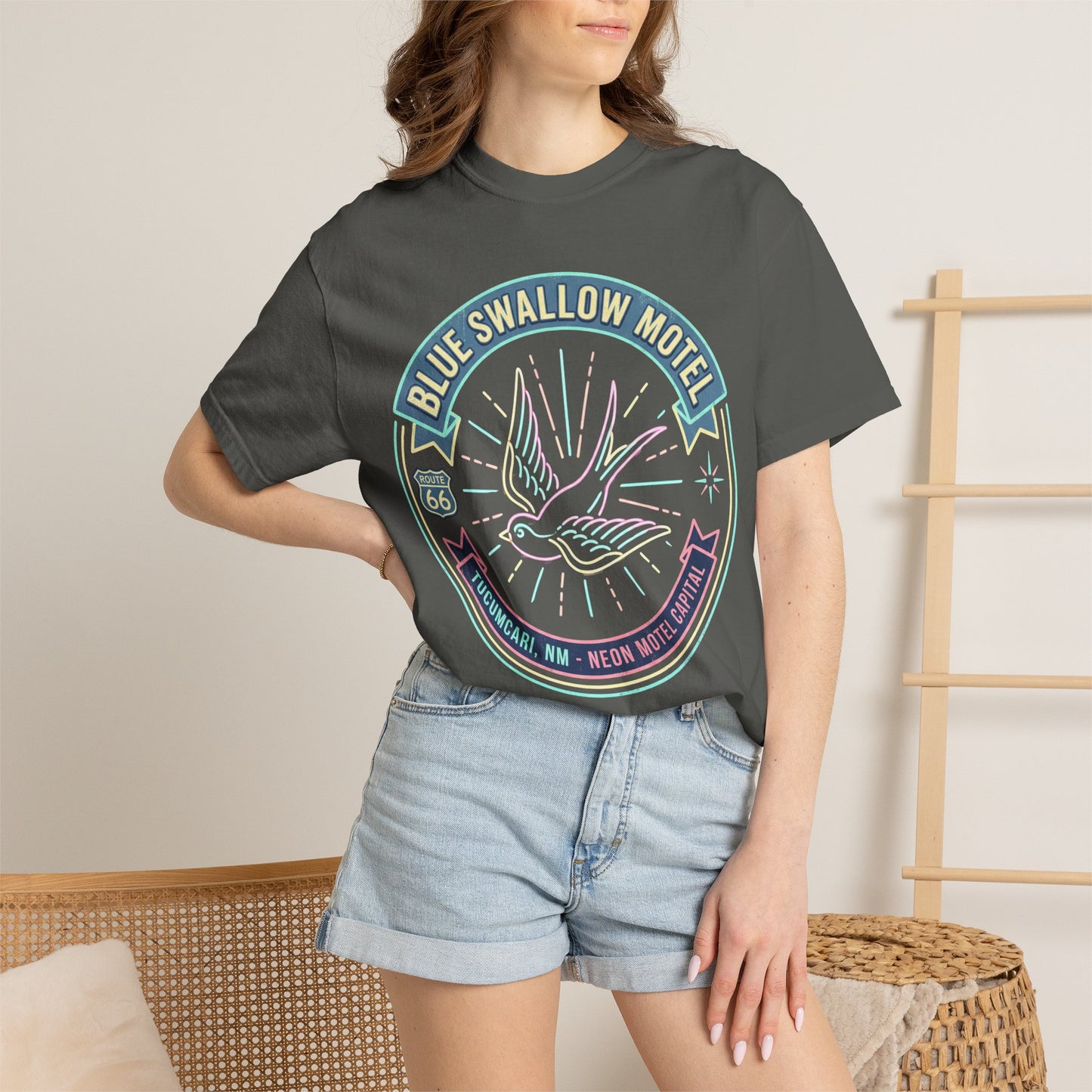Tucumcari, NM Blue Swallow | Roadmap Tees