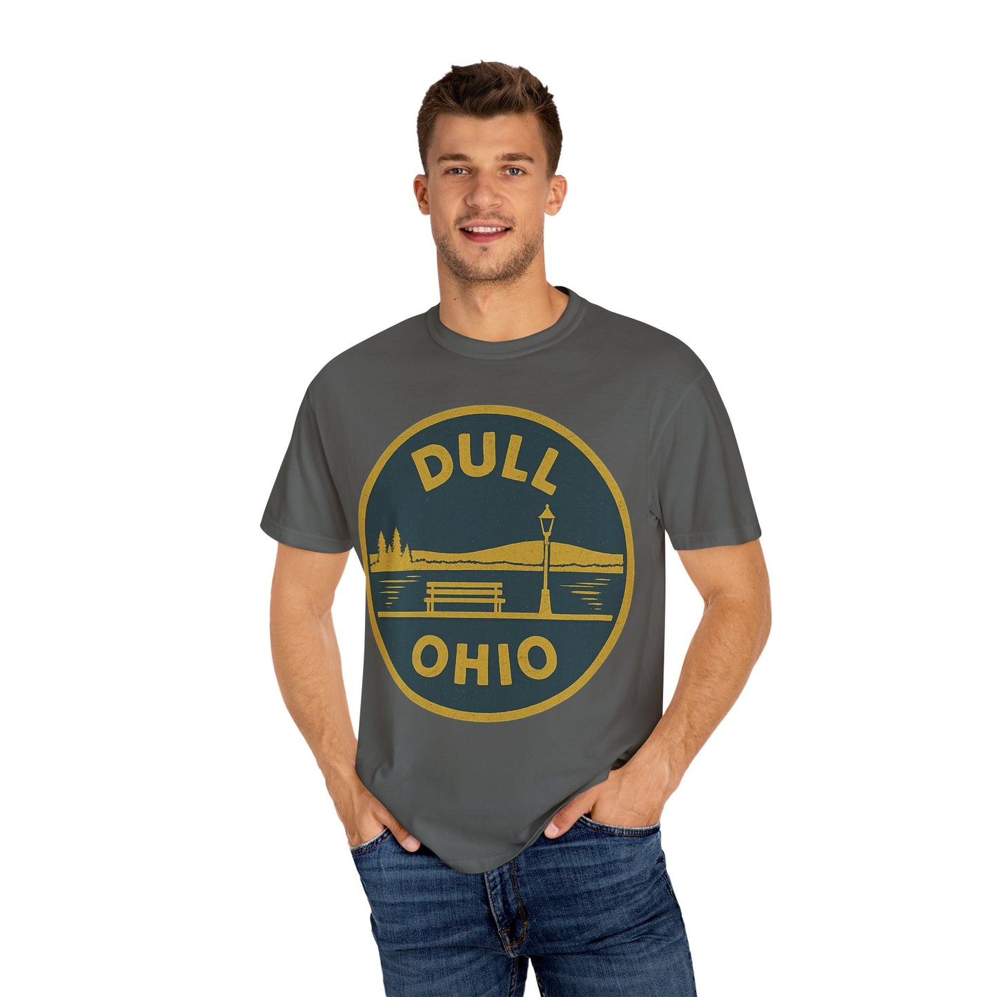 Dull, Ohio — Streetlamp Scene T-shirt