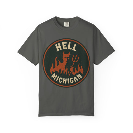 Hell, Michigan — Devil & Pitchfork T-shirt