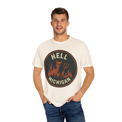 Hell, Michigan — Devil & Pitchfork T-shirt