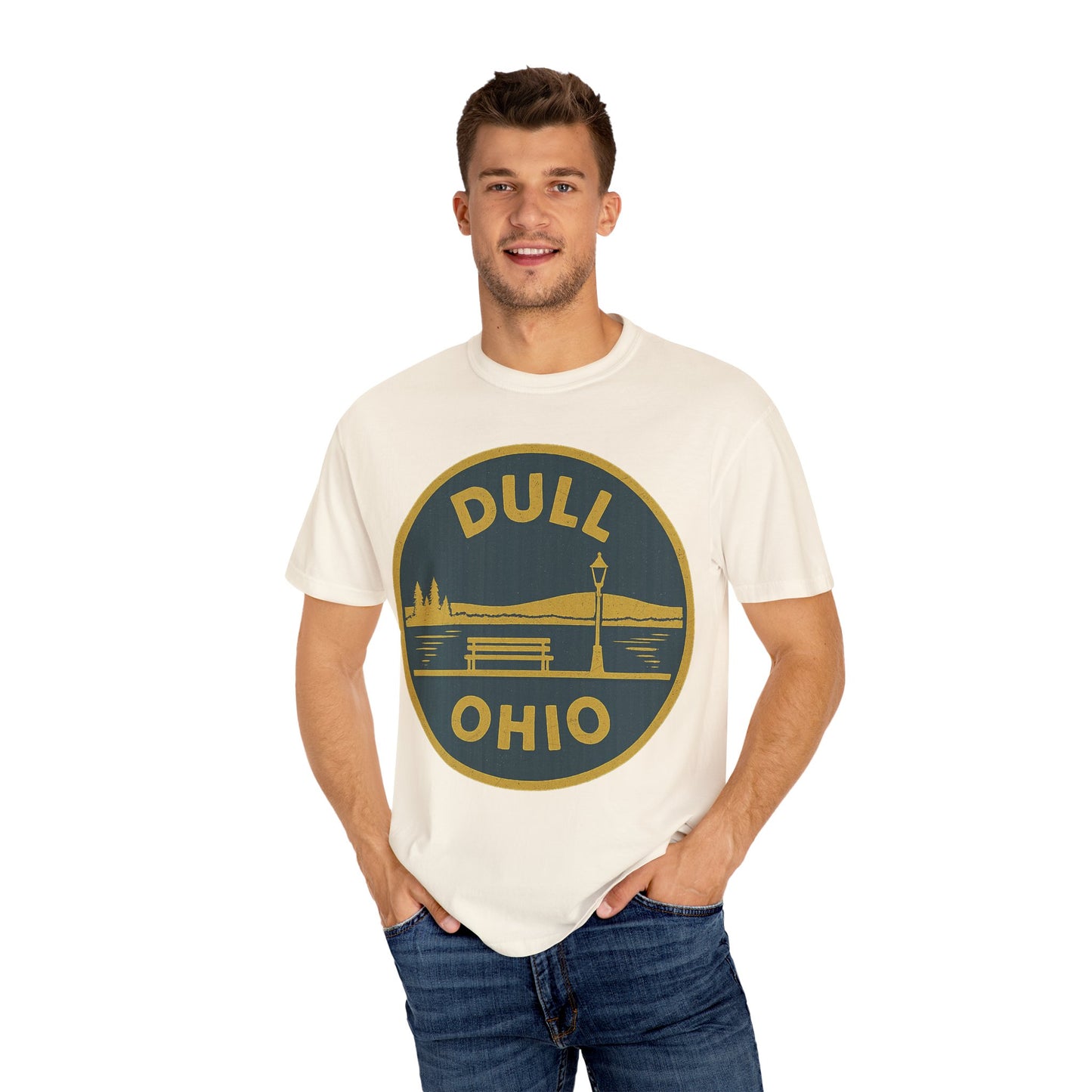 Dull, Ohio — Streetlamp Scene T-shirt