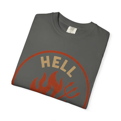 Hell, Michigan — Flames & Pitchfork T-shirt