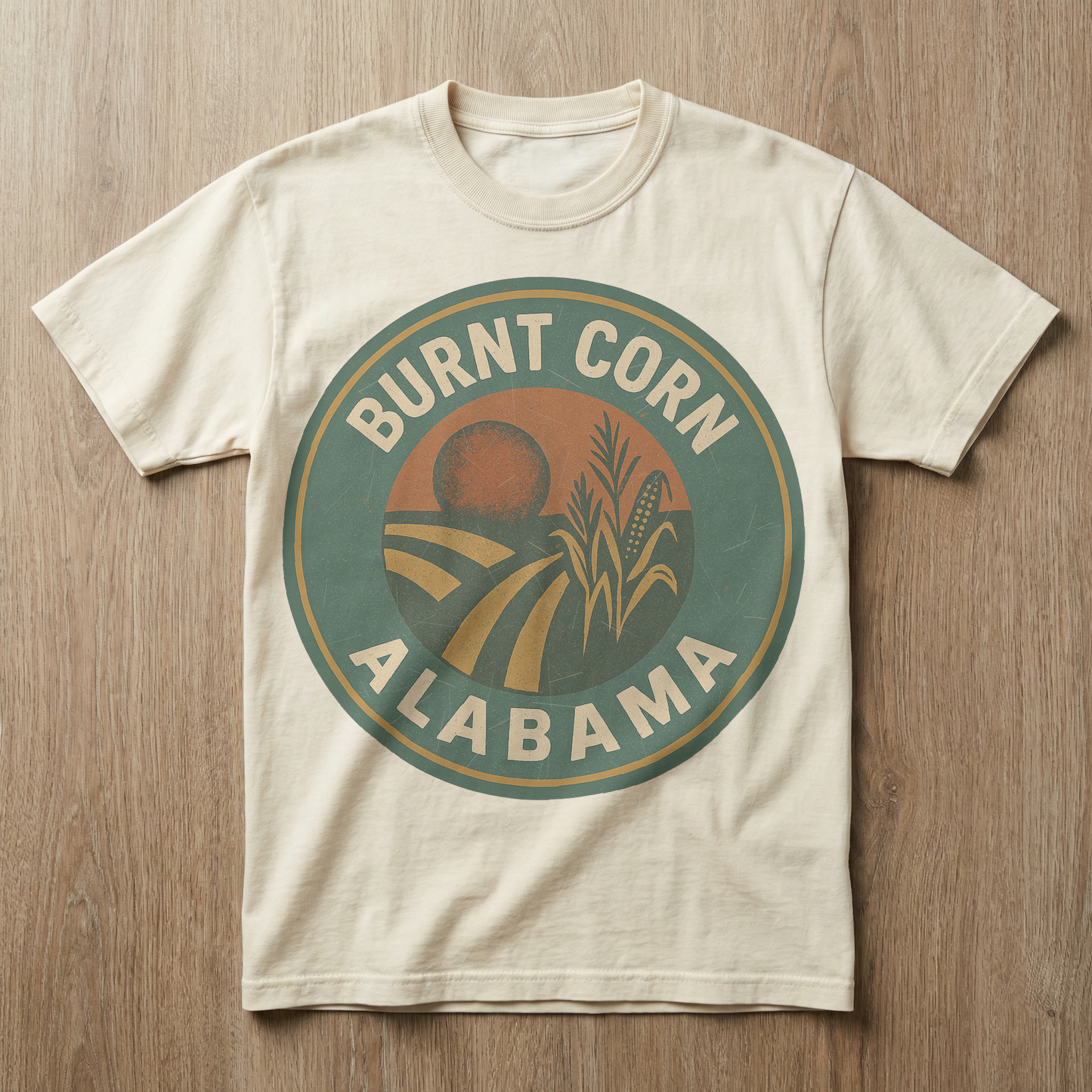 Burnt Corn, Alabama — Farm Field T-shirt