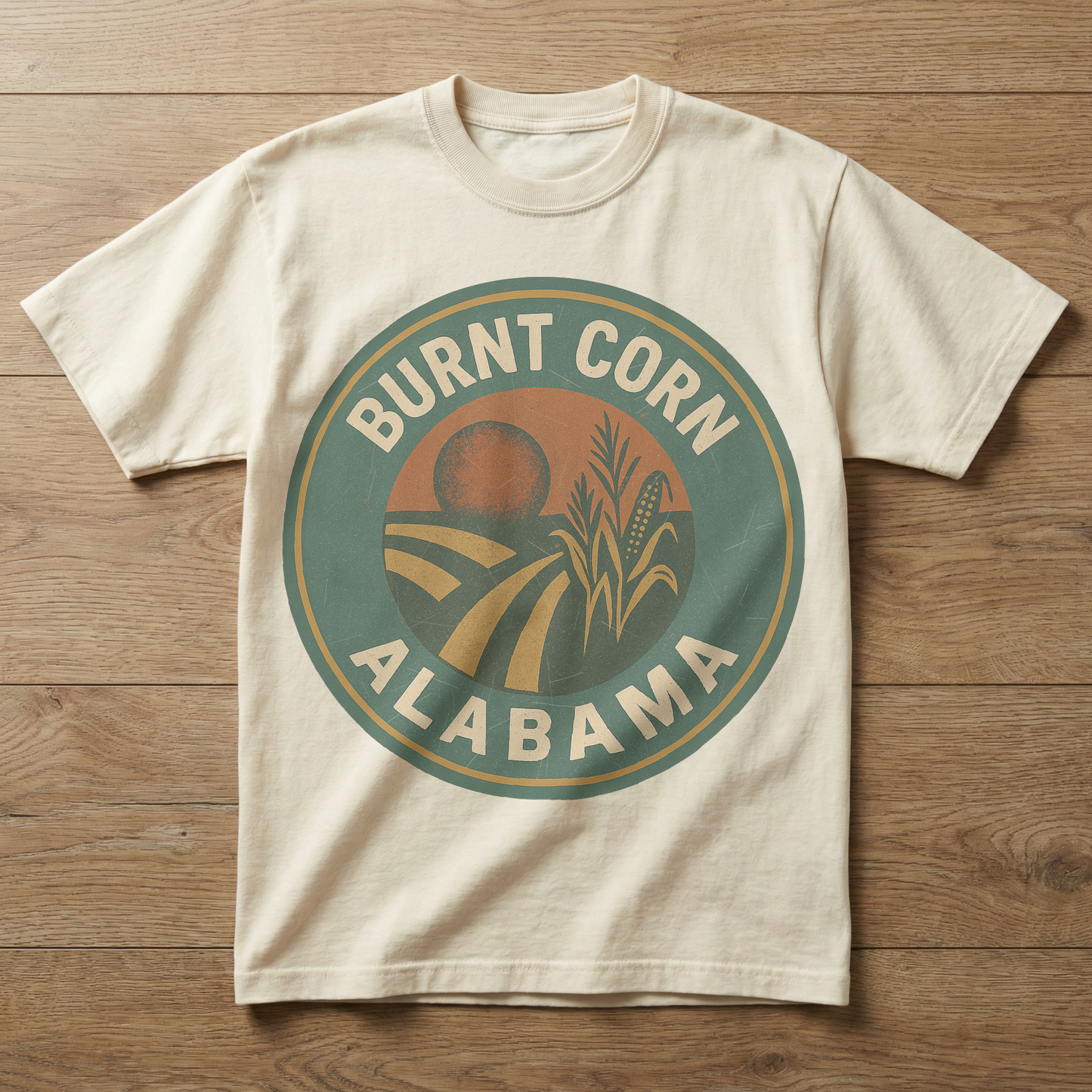 Burnt Corn, Alabama — Farm Field T-shirt