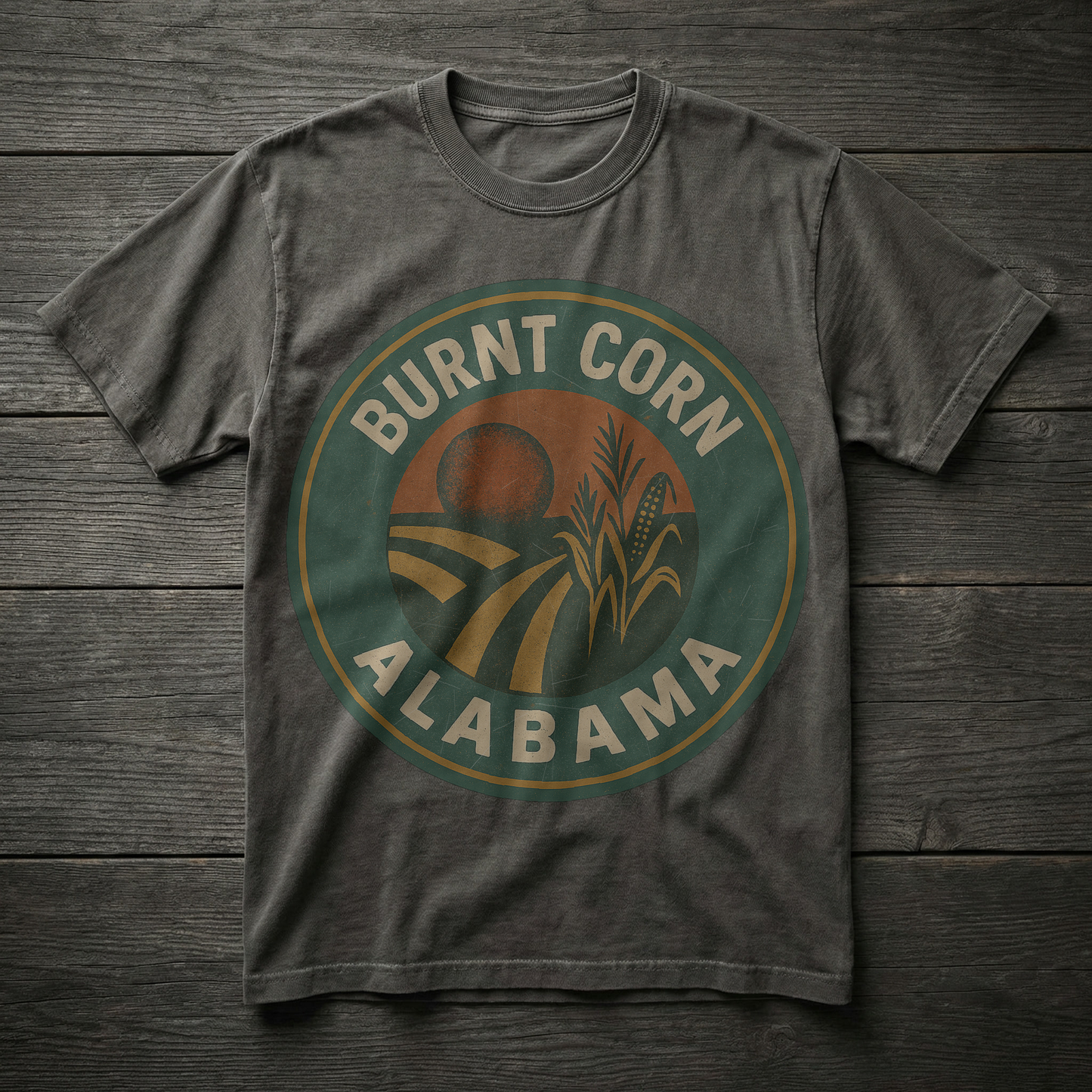 Burnt Corn, Alabama — Farm Field T-shirt