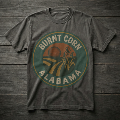 Burnt Corn, Alabama — Farm Field T-shirt