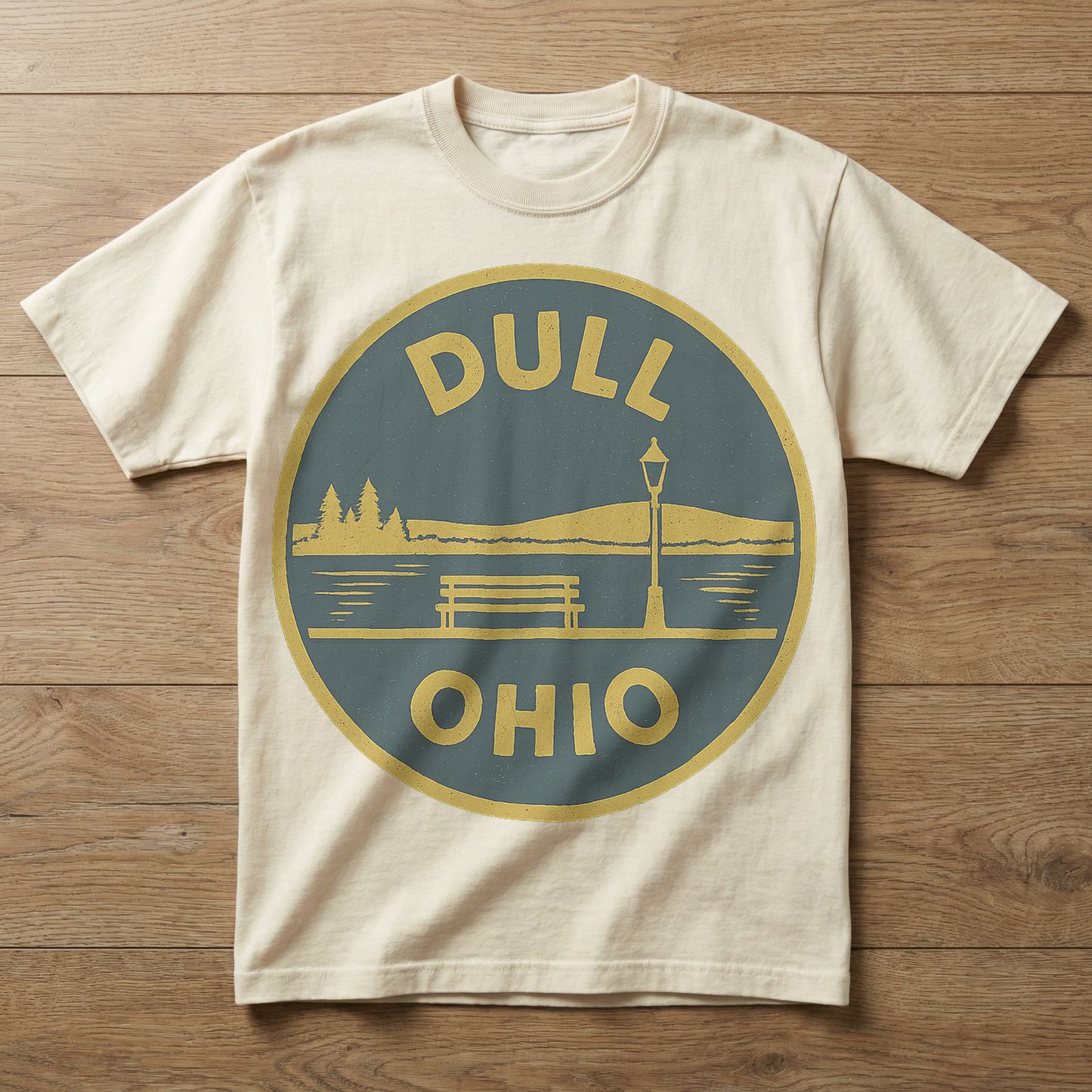Dull, Ohio — Streetlamp Scene T-shirt