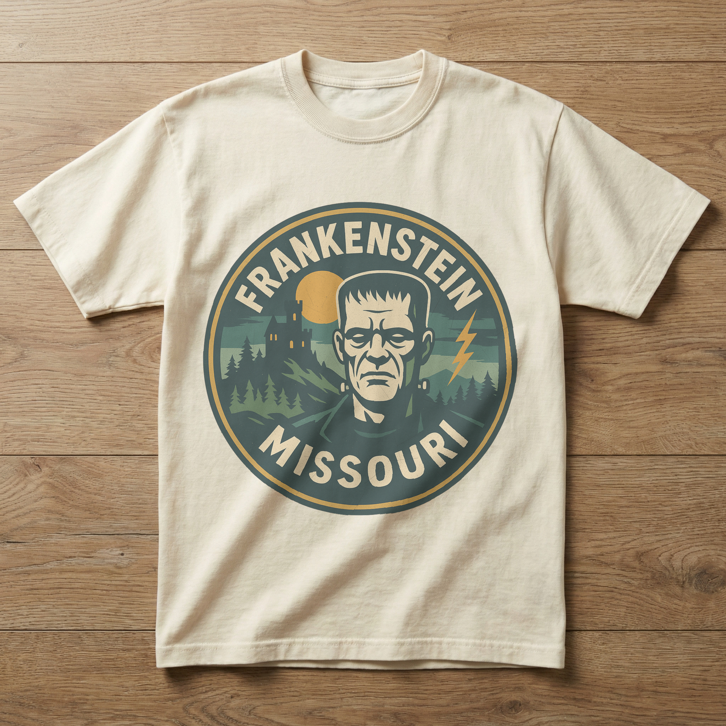 Frankenstein, Missouri - Monster Head T-shirt