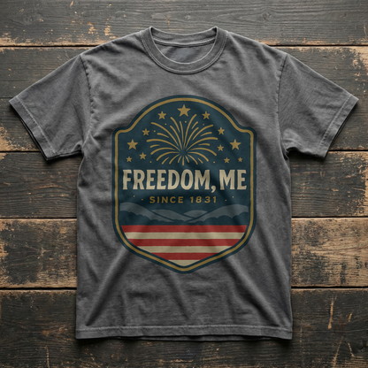 Freedom, NH – Roadmap Tees vintage tee, Pepper colorway