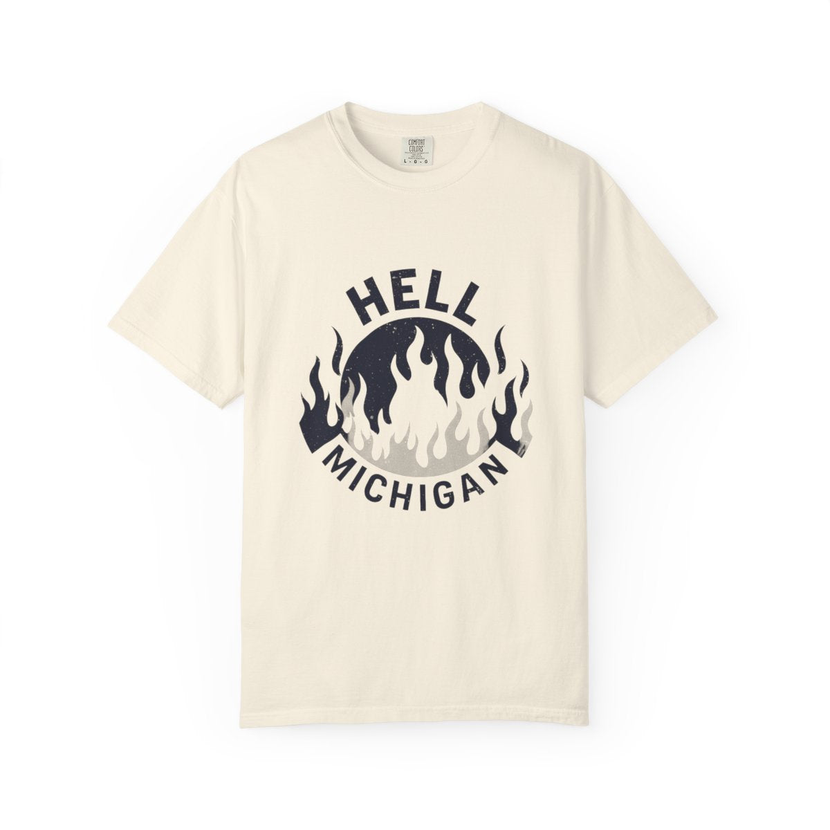 Hell, MI – Flamesinverse – Ivory front