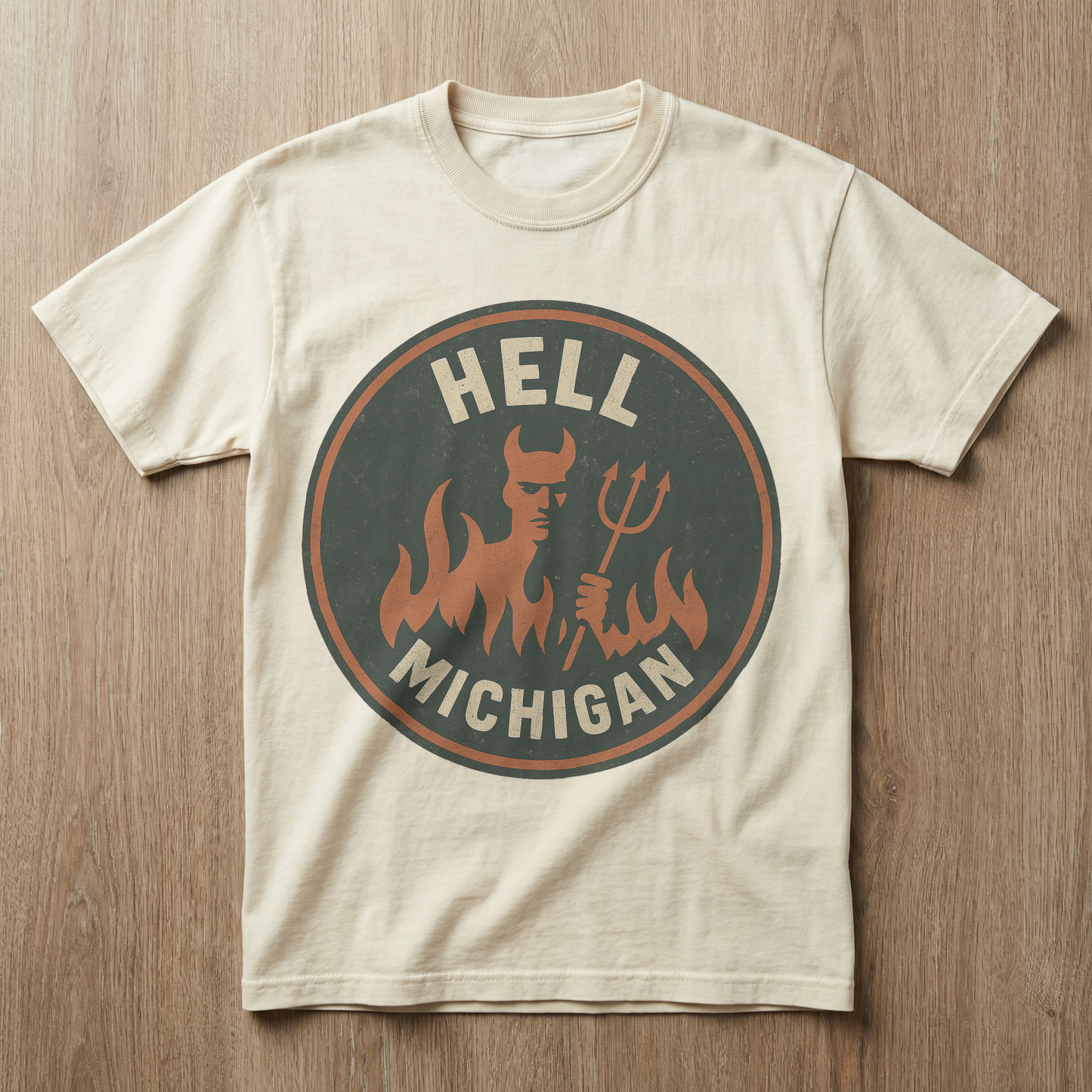 Hell, Michigan — Devil & Pitchfork T-shirt