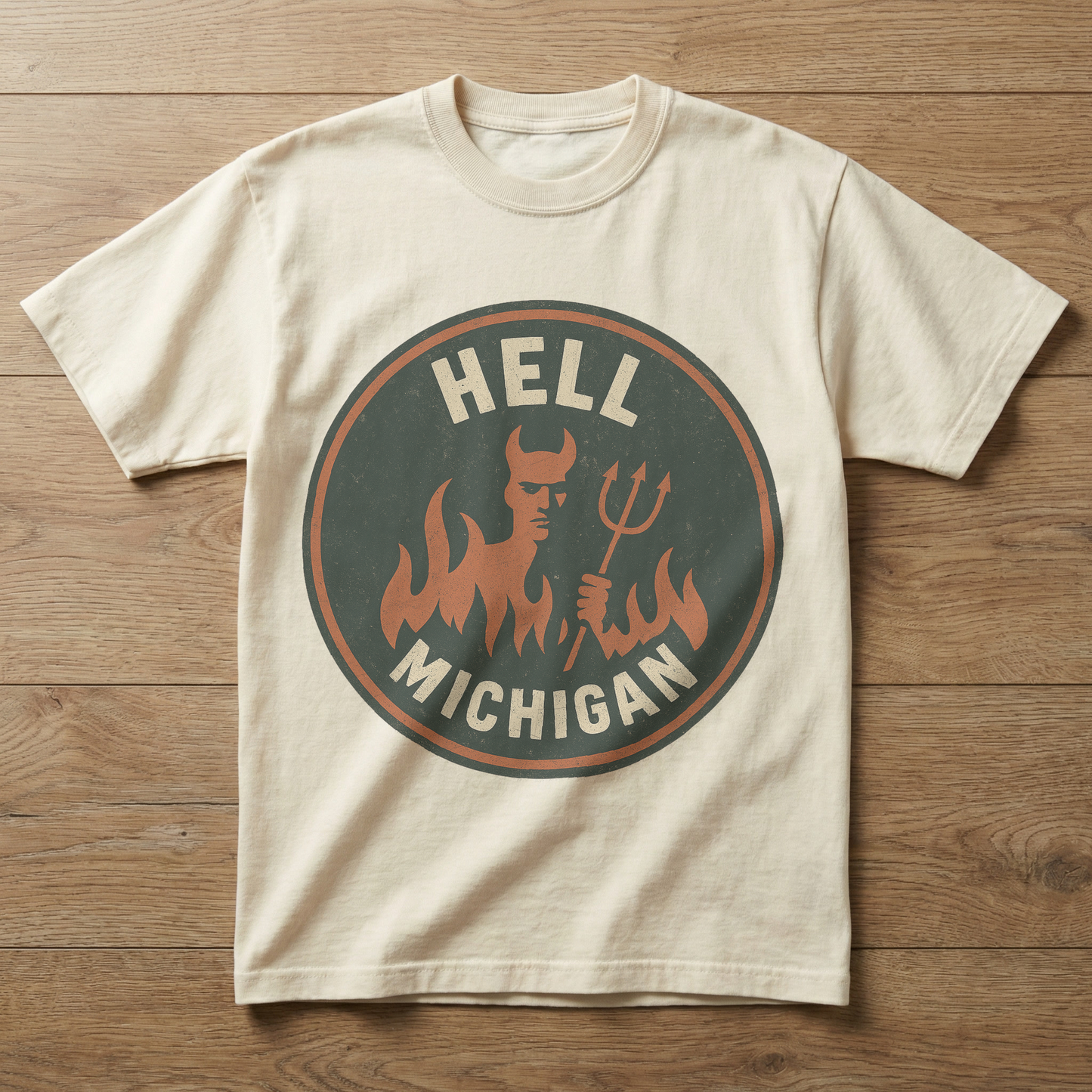 Hell, Michigan — Devil & Pitchfork T-shirt