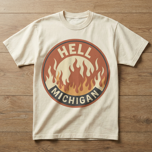 Hell, Michigan - Flames T-shirt