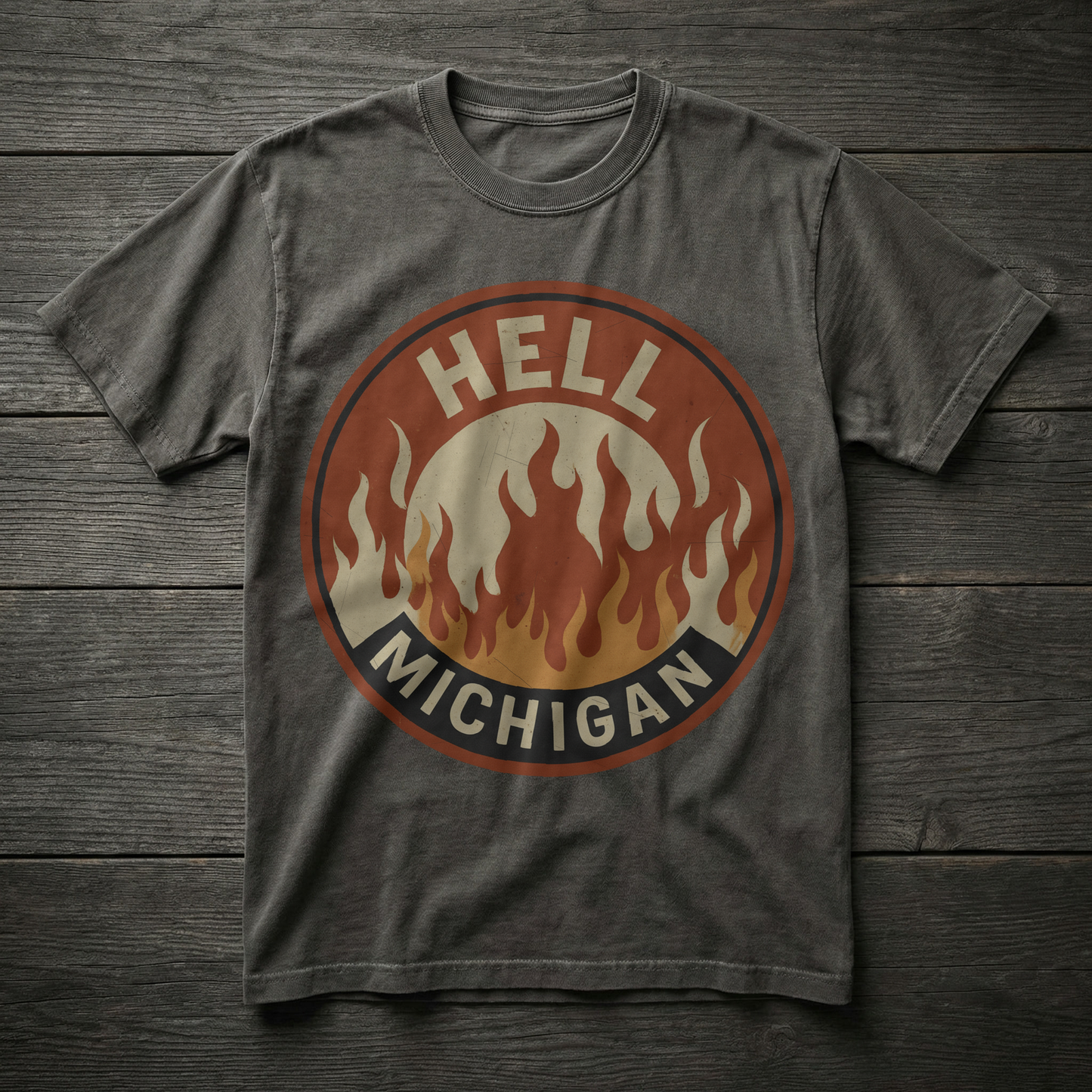 Hell, Michigan - Flames T-shirt