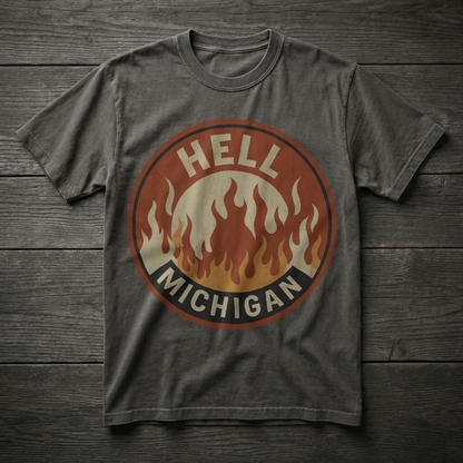 Hell, Michigan - Flames T-shirt