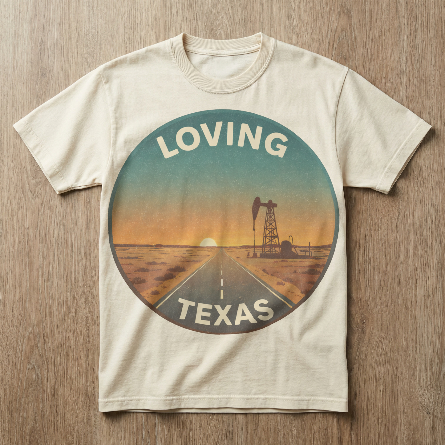 Loving, TX — Desert Sunset T-shirt
