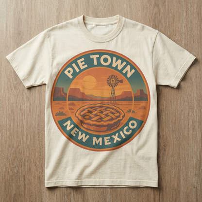 Pie Town, NM — Vintage Badge Tee T-shirt