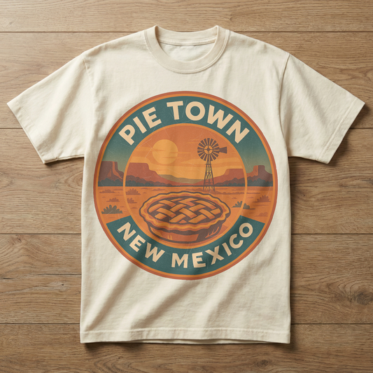 Pie Town, NM — Vintage Badge Tee T-shirt