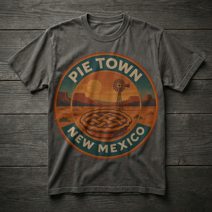 Pie Town, NM — Vintage Badge Tee T-shirt