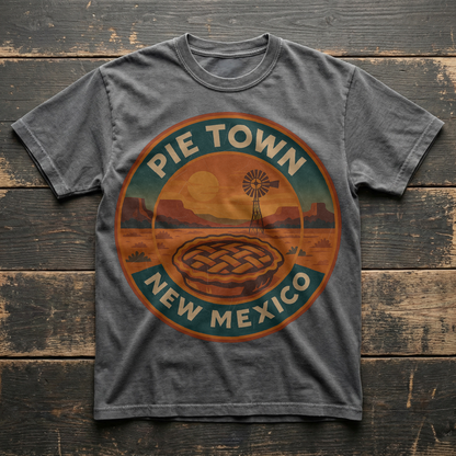 Pie Town, NM — Vintage Badge Tee T-shirt