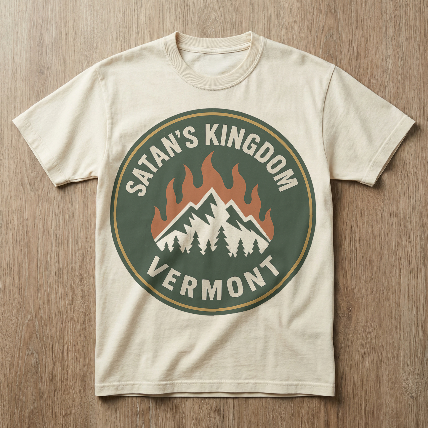Satan’s Kingdom, Vermont Tee – Spooky Towns Collection