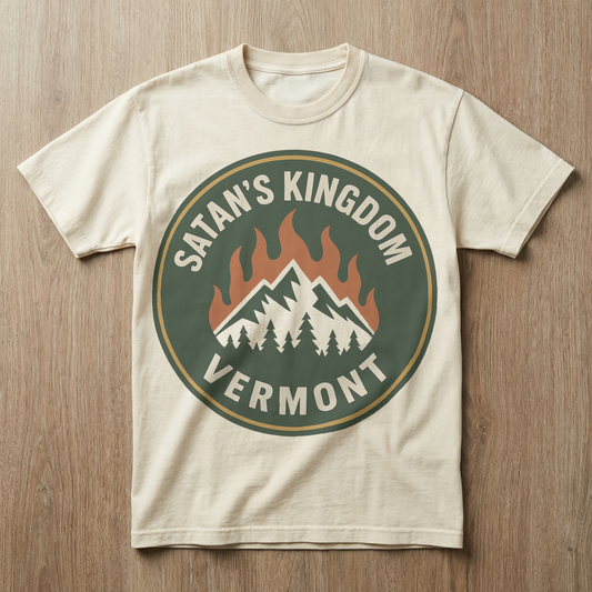 Satan’s Kingdom, Vermont Tee – Spooky Towns Collection