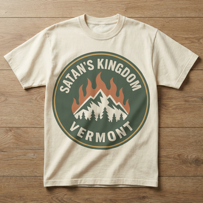 Satan’s Kingdom, Vermont Tee – Spooky Towns Collection