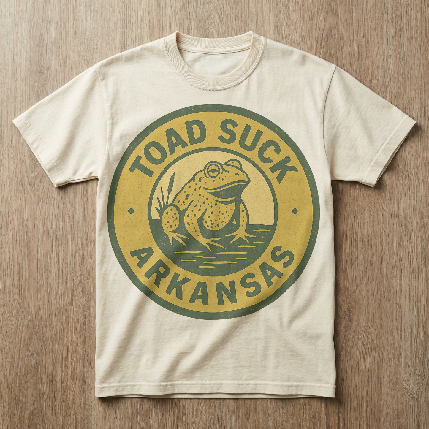 Toad Suck, Arkansas — Frog Sign T-shirt