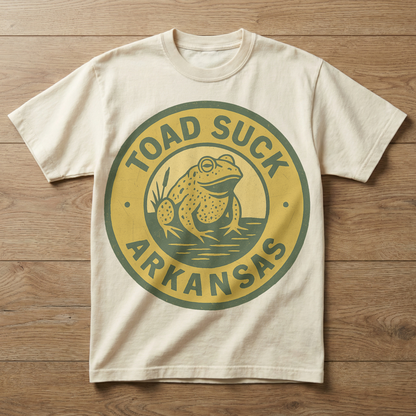 Toad Suck, Arkansas — Frog Sign T-shirt