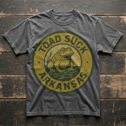 Toad Suck, Arkansas — Frog Sign T-shirt
