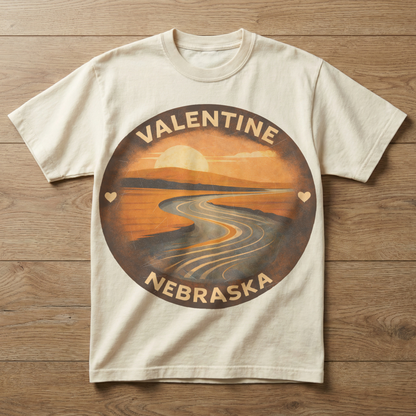 Valentine, NE — River Sunset T-shirt