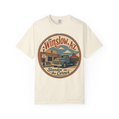Winslow, AZ – Standin On The Corner – Ivory front